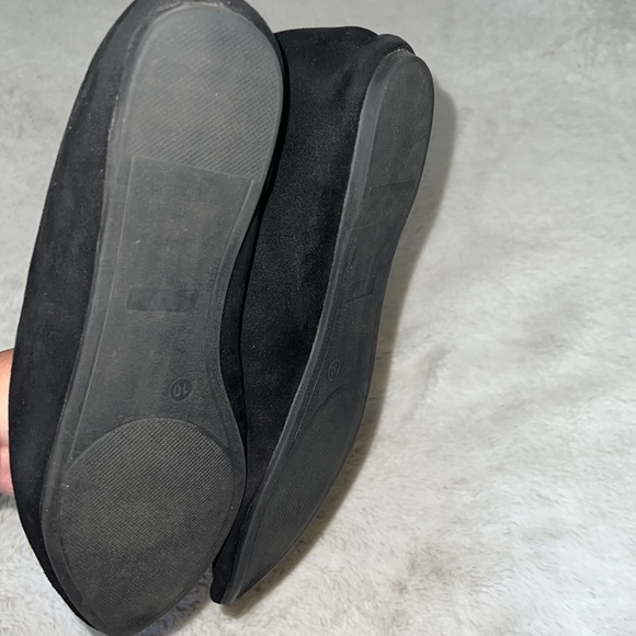 Holly Black Suede Flats - Picture 5 of 7
